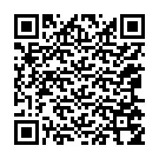 QR-Code für Telefonnummer +12065754348