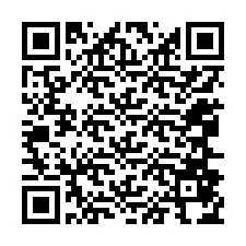 Código QR para número de teléfono +12066874773