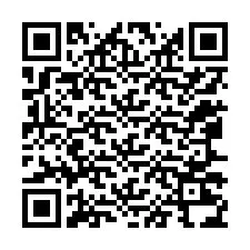 Kode QR untuk nomor Telepon +12067234348