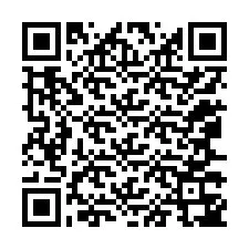 Código QR para número de telefone +12067347378