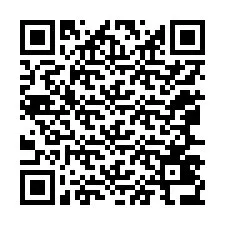 Código QR para número de telefone +12067436768