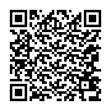 Código QR para número de telefone +12067436774