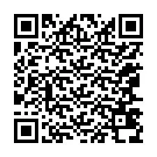 QR код за телефонен номер +12067438578