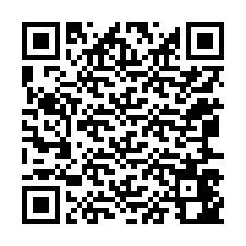 Código QR para número de teléfono +12067442584