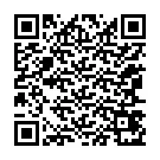 QR-код для номера телефона +12067471474