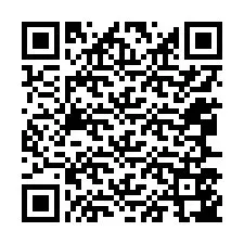 Código QR para número de telefone +12067547263