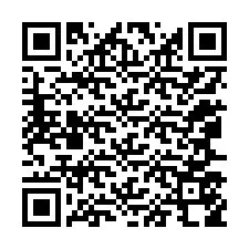 QR-код для номера телефона +12067558378