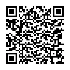 Código QR para número de telefone +12067574058