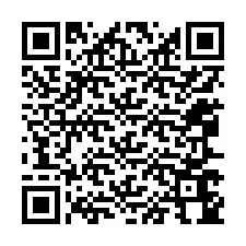 QR код за телефонен номер +12067644353