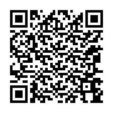 QR код за телефонен номер +12067644354