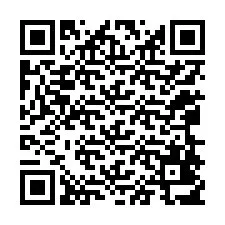 QR-код для номера телефона +12068417548