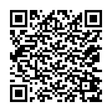 Código QR para número de teléfono +12072427239