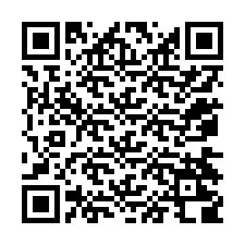 QR код за телефонен номер +12074208608