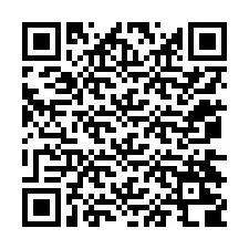 QR-код для номера телефона +12074208644