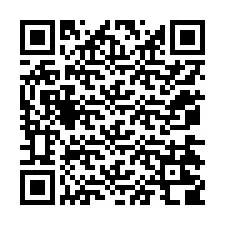 Código QR para número de teléfono +12074208804