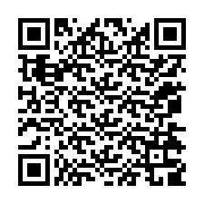 QR-код для номера телефона +12074309854