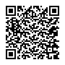 Código QR para número de teléfono +12074309867