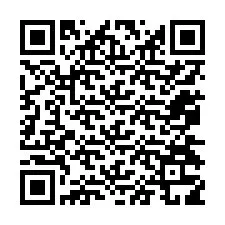 QR-код для номера телефона +12074319367