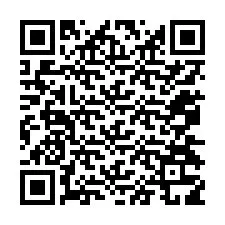 QR Code pour le numéro de téléphone +12074319373