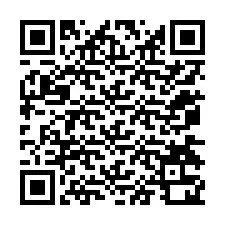 QR Code สำหรับหมายเลขโทรศัพท์ +12074320714