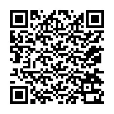 QR kód a telefonszámhoz +12074320719