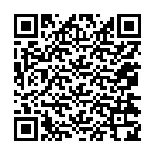 QR-koodi puhelinnumerolle +12074324853