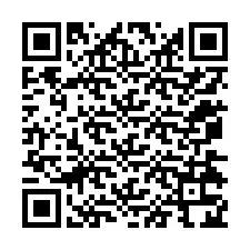 QR-koodi puhelinnumerolle +12074324854