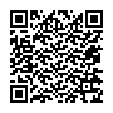 Kode QR untuk nomor Telepon +12074324857