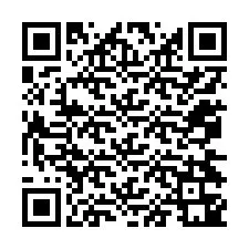 Codice QR per il numero di telefono +12074341223