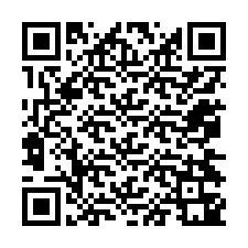 Kode QR untuk nomor Telepon +12074341227