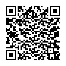 Kode QR untuk nomor Telepon +12074341234