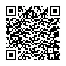 電話番号のQRコード +12074341968