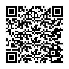 QR kód a telefonszámhoz +12074403096