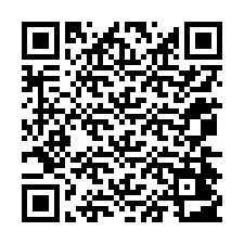 Kode QR untuk nomor Telepon +12074403470