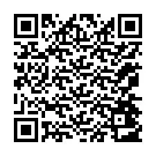 Kode QR untuk nomor Telepon +12074403771