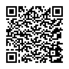 QR kód a telefonszámhoz +12074403840