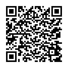 QR Code สำหรับหมายเลขโทรศัพท์ +12074407484