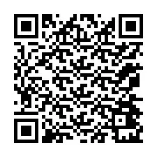 Kode QR untuk nomor Telepon +12074421361