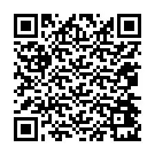 Código QR para número de telefone +12074421362