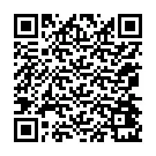 QR-code voor telefoonnummer +12074421364