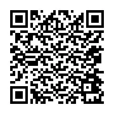 Código QR para número de teléfono +12074421366