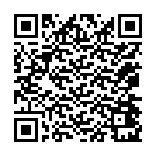 QR-koodi puhelinnumerolle +12074421369