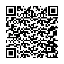 QR код за телефонен номер +12074421370