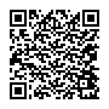 Kode QR untuk nomor Telepon +12074421372