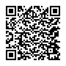 Código QR para número de telefone +12074421375