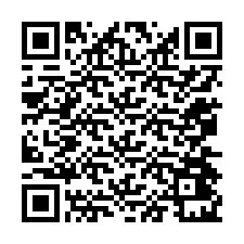 QR kód a telefonszámhoz +12074421376