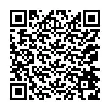 QR-код для номера телефона +12074426728