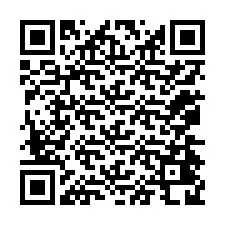 QR код за телефонен номер +12074428179