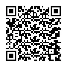 QR-koodi puhelinnumerolle +12074428181