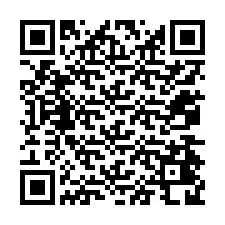 Código QR para número de teléfono +12074428183